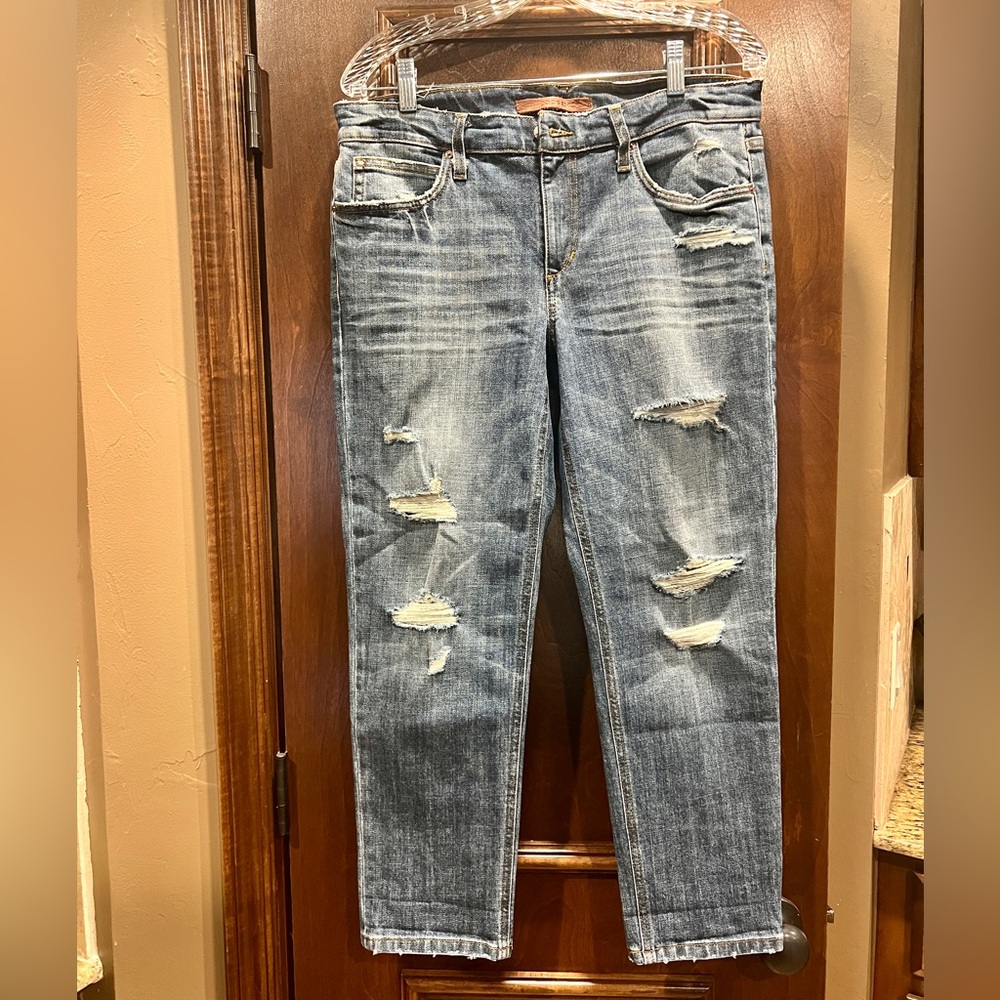 Joe’s Jeans Distressed Ankle Crop Jeans